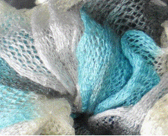 honeycomb: metal turquoise cream